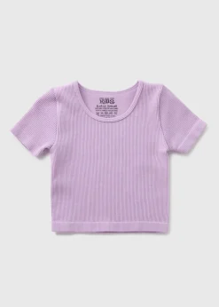Girls Lilac Seamless Top (XS-XL)