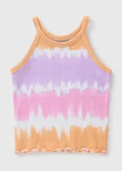 Girls Multicolour Tie Dye Vest (7-15yrs)