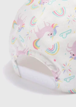 Girls Multicolour Unicorn Cap