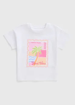 Girls Palm T-Shirt & Leggings Set (1-7yrs)