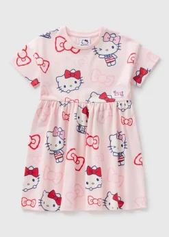 Girls Pink Hello Kitty Dress (1-7yrs)