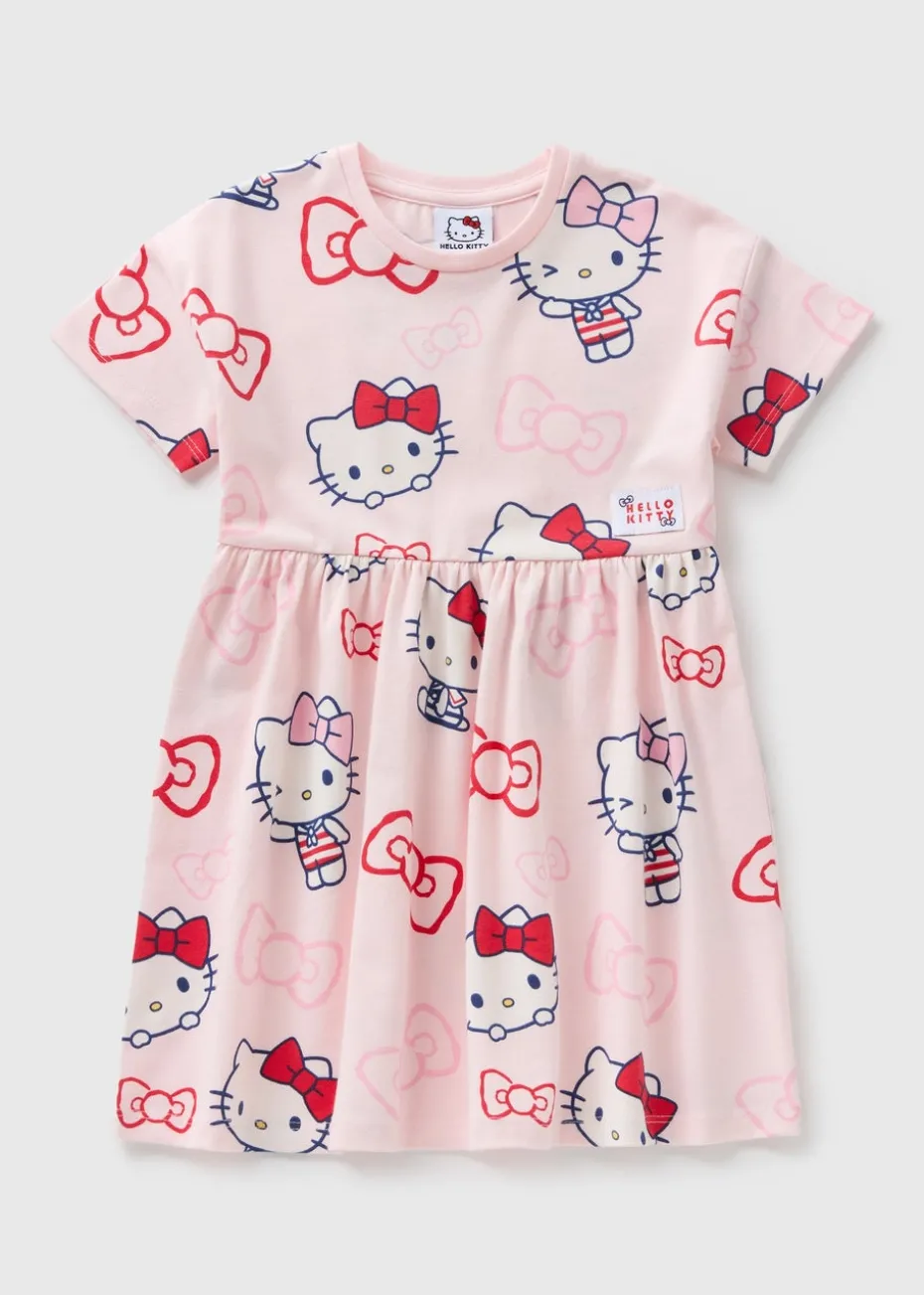 Girls Pink Hello Kitty Dress (1-7yrs)