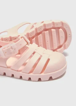 Girls Pink Matt Jelly Shoes (Younger 4-12)