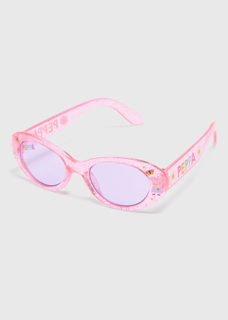 Girls Pink Peppa Pig Sunglasses