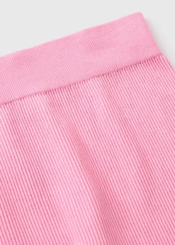 Girls Pink Seamless Leggings (7-15yrs)