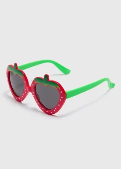 Girls Red Strawberry Sunglasses