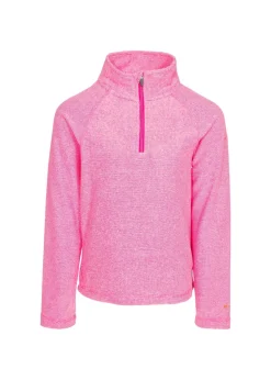 Girls Trespass Pink Medows Fleece (3-12yrs)