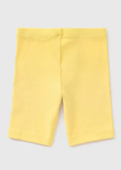 Girls Yellow Cycling Shorts (1-7yrs)