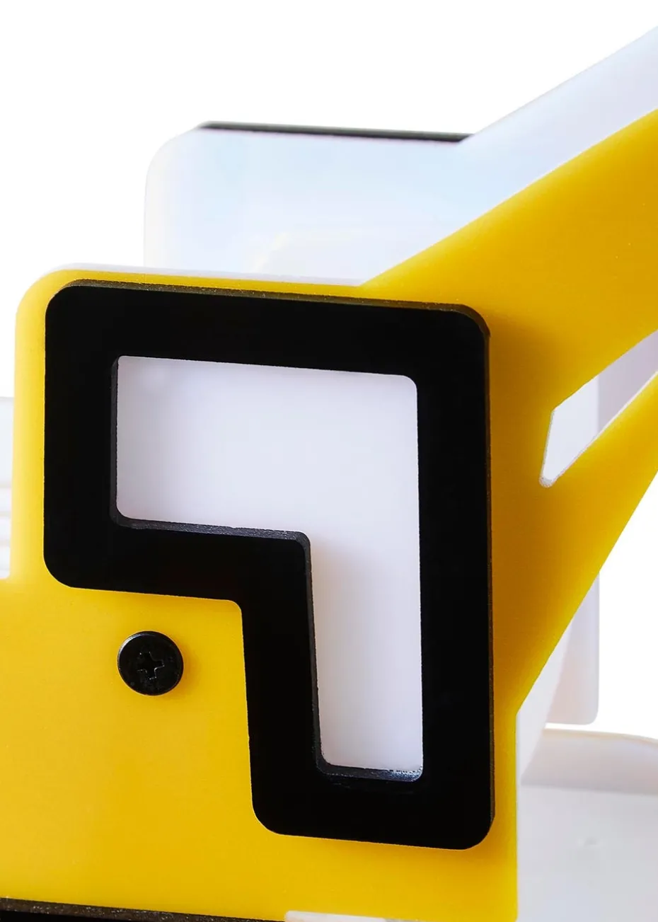 Glow Digger Integrated LED Table Lamp Yellow (21cm x 36cm)