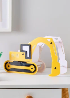 Glow Digger Integrated LED Table Lamp Yellow (21cm x 36cm)