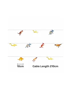 Glow Dinosaur LED String Lights (10cm x 210cm)