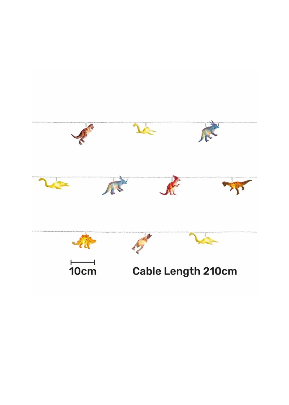 Glow Dinosaur LED String Lights (10cm x 210cm)