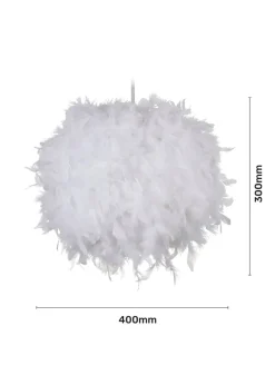 Glow Feather Shade White (30cm x 40cm)