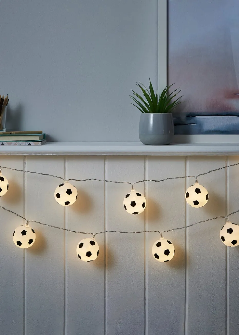 Glow Football LED String Lights (5cm x 435cm)