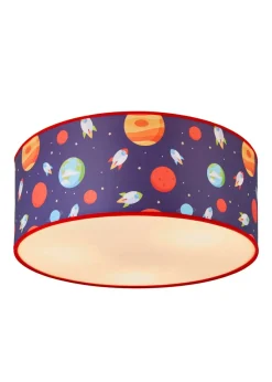 Glow Outer Space Flush Ceiling 3 Light (18cm x 40cm)
