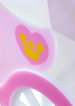 Glow Princess Carriage Integrated LED Table Lamp Pink (19cm x 33cm)