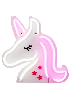 Glow Unicorn Neon Wall Light (33cm x 32cm)
