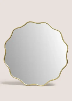 Gold Wavy Mirror
