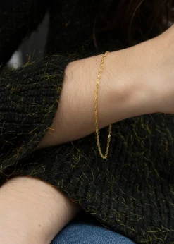 Golden Moments 9ct Yellow Gold Diamond Cut 30 Twist Curb Bracelet