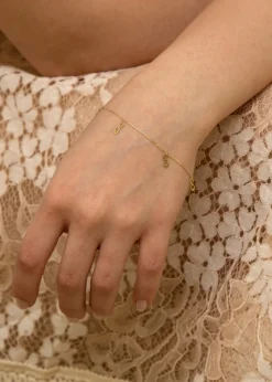 Golden Moments 9ct Yellow Gold Dangly Infinity Symbols Bracelet (8.5mm x 3mm)