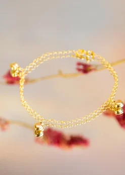 Golden Moments 9ct Yellow Gold 3Heart Belcher Bracelet