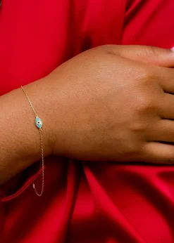 Golden Moments 9ct Yellow Gold Heart-Charm Bracelet