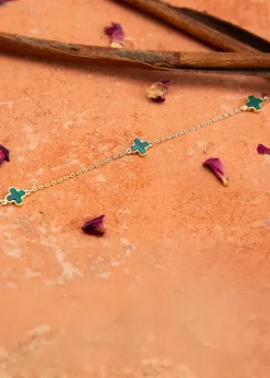 Golden Moments 9ct Yellow Gold Oval Carnelian Bracelet