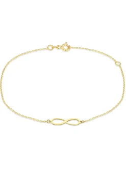 Golden Moments 9ct Yellow Gold 'Infinity' Bracelet