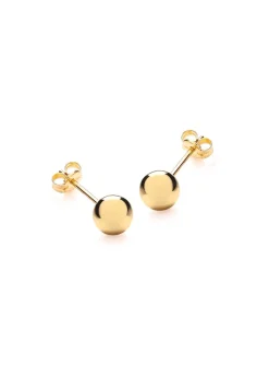 Golden Moments 9ct Yellow Gold Polished Ball Stud Earrings