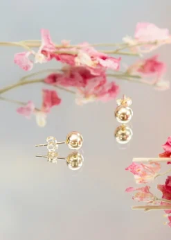 Golden Moments 9ct Yellow Gold Polished Ball Stud Earrings