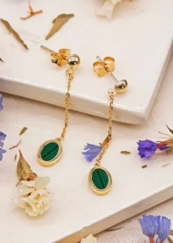 Golden Moments 9ct Yellow Gold Sleeper Hoop Earrings