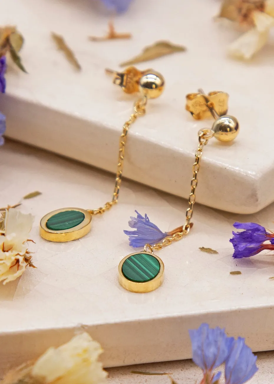 Golden Moments 9ct Yellow Gold Sleeper Hoop Earrings