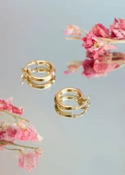 Golden Moments 9ct Yellow Gold Tube Polished Hoop Creole Earring