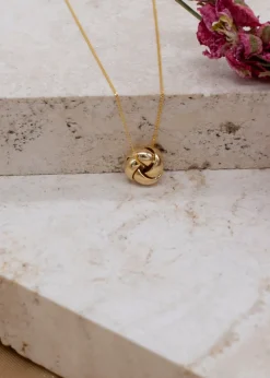 Golden Moments 9ct Yellow Gold 4-Way Knot Necklace