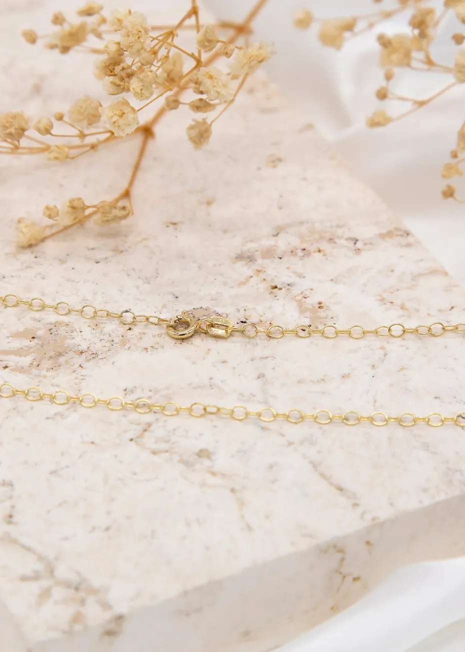 Golden Moments 9ct Yellow Gold 2.4mm 34 Trace Chain