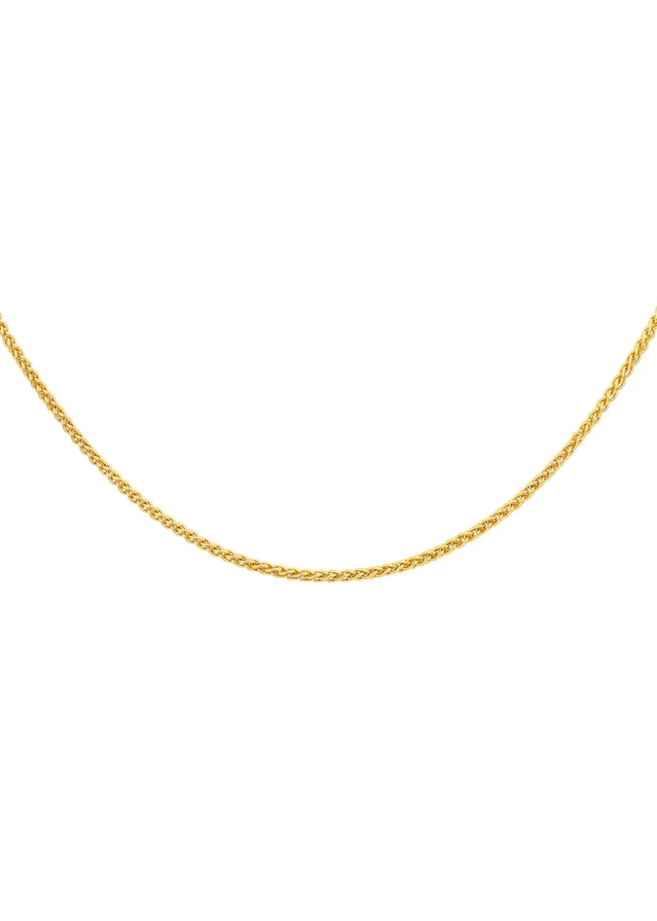 Golden Moments 9ct Yellow Gold 1mm Spiga Chain
