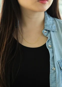 Golden Moments 9ct Yellow Gold 1mm Spiga Chain