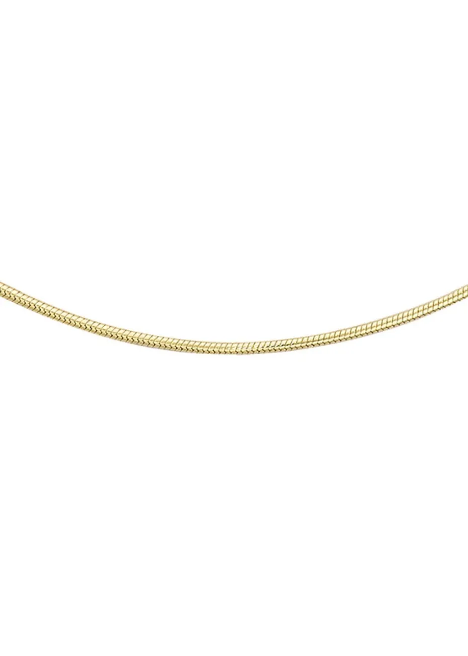 Golden Moments 9ct Yellow Gold Mini Round Snake Chain