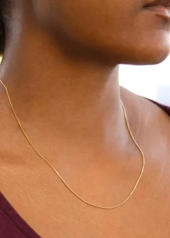 Golden Moments 9ct Yellow Gold Mini Round Snake Chain