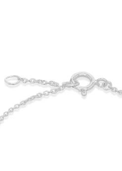 Golden Moments Sterling Silver CZ September Birthstone Bracelet