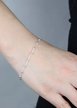 Golden Moments Sterling Silver Ball Bracelet