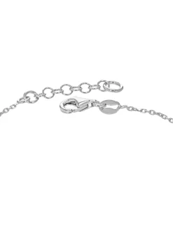 Golden Moments Sterling Silver 'Lucky Rings' Chain Bracelet