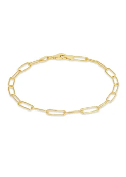 Golden Moments Sterling Silver CZ Butterfly Bracelet