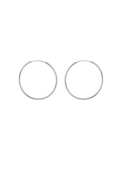 Golden Moments Sterling Silver Endless Hoops (20mm)