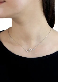 Golden Moments Sterling Silver Leo Star Constellation Necklace