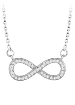 Golden Moments Sterling Silver Taurus Star Constellation Necklace