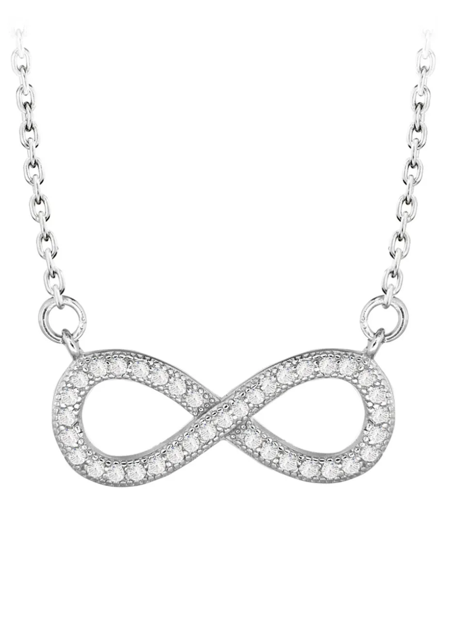 Golden Moments Sterling Silver Taurus Star Constellation Necklace