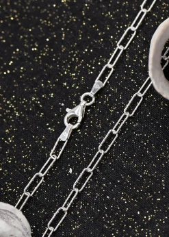 Golden Moments Sterling Silver Diamond Cut Thin Paper Chain