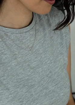 Golden Moments Sterling Silver CZ 'V' Initial Bracelet