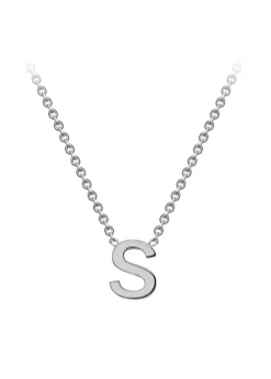 Golden Moments Sterling Silver 'Y' Initial Necklace